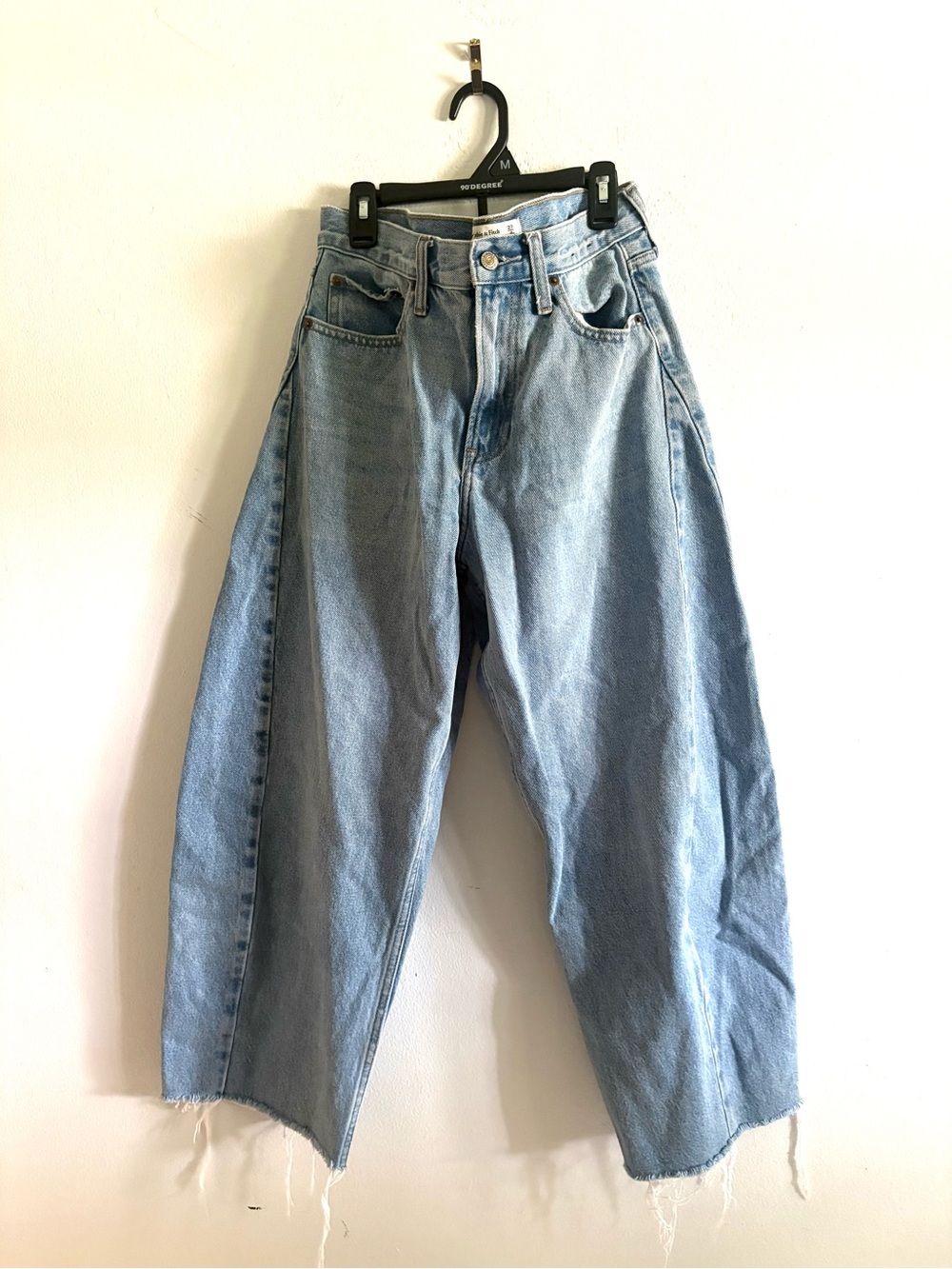 A&F Barrel Jeans